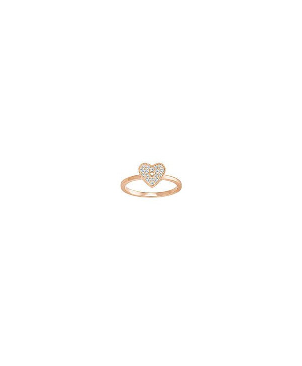 Anello Field Folded Heart, Bianco 5286715