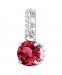 SWAROVSKI REMIX COLLECTION CHARM, GENNAIO, ROSSO, PLACCATURA RODIO 5437315