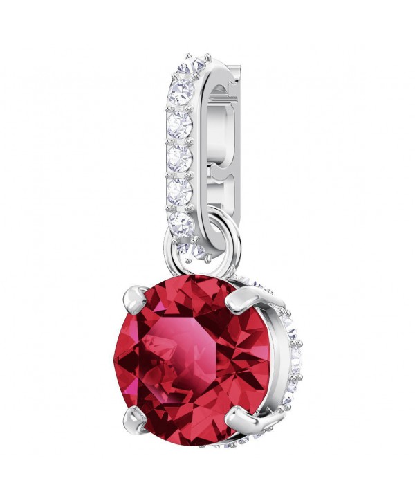 SWAROVSKI REMIX COLLECTION CHARM, GENNAIO, ROSSO, PLACCATURA RODIO 5437315