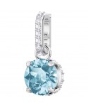 SWAROVSKI REMIX COLLECTION CHARM, DICEMBRE, AZZURRO, PLACCATURA RODIO 5437316