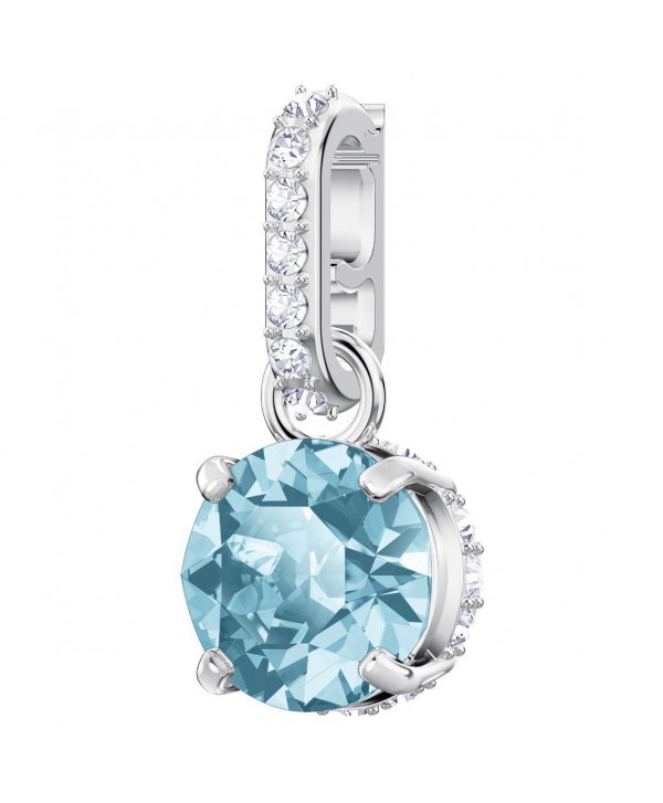 SWAROVSKI REMIX COLLECTION CHARM, DICEMBRE, AZZURRO, PLACCATURA RODIO 5437316