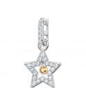 SWAROVSKI REMIX COLLECTION CHARM, STAR, BIANCO, PLACCATURA RODIO 5443939