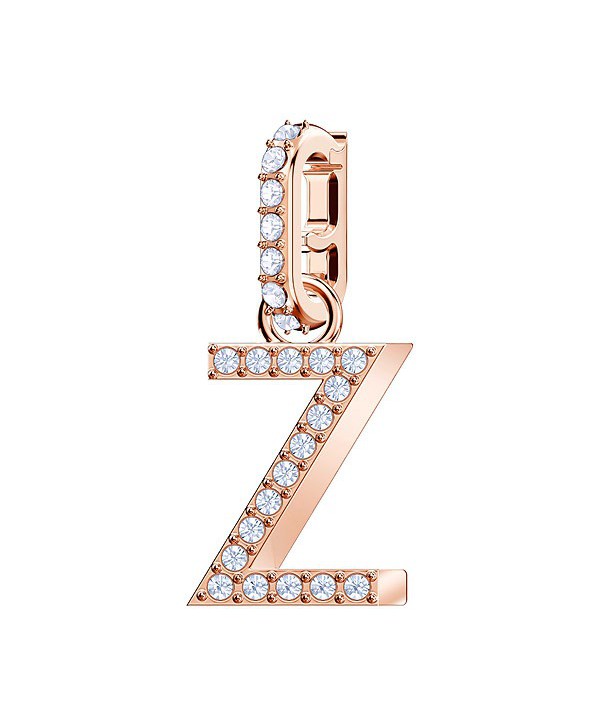 SWAROVSKI REMIX COLLECTION CHARM Z, BIANCO, PLACCATO ORO ROSA 5437627 SWAROVSKI REMIX COLLECTION CHARM Z, BIANCO, PLACCATO ORO ROSA 5437627