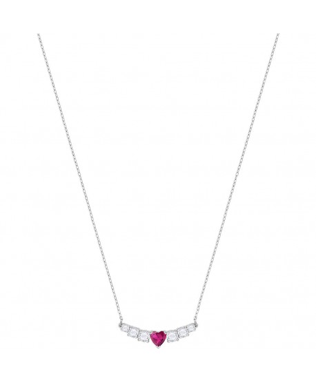 COLLANA DONNA SWAROVSKI LOVE, BIANCO, PLACCATURA RODIO 5408434