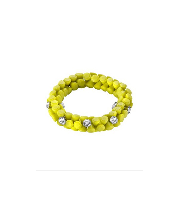 HIP HOP GIOIELLI GEM BRACCIALE GREEN SHEEN HJ0261