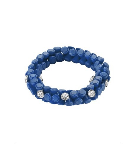 HIP HOP GIOIELLI GEM BRACCIALE CLASSIC BLUE HJ0262