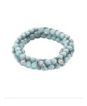 HIP HOP GIOIELLI GEM BRACCIALE BLUE HAZE HJ0263