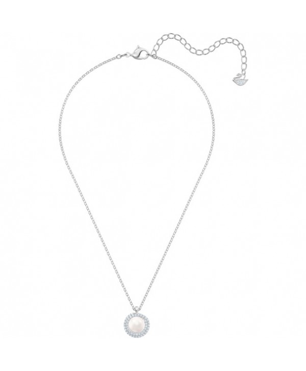 PENDENTE DONNA SWAROVSKI ORIGINALLY, BIANCO, PLACCATURA RODIO 5461088