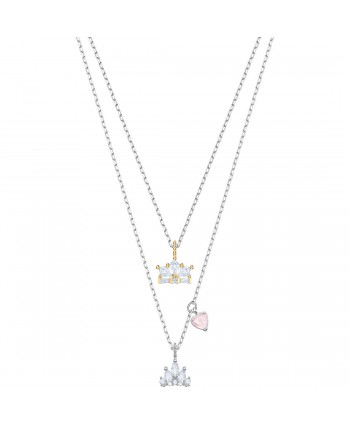 COLLANA DONNA SWAROVSKI OUT OF THIS WORLD QUEEN, BIANCO, PLACCATURA MISTA 5441393