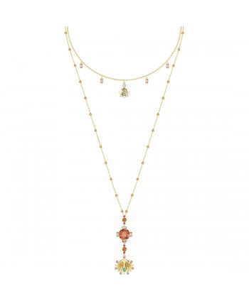 COLLANA SWAROVSKI DONNA LUCKY GODDESS, MULTICOLORE, PLACCATURA ORO 5451303