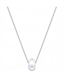 COLLANA SWAROVSKI DONNA NORTH, AZZURRO, PLACCATURA RODIO 5479118