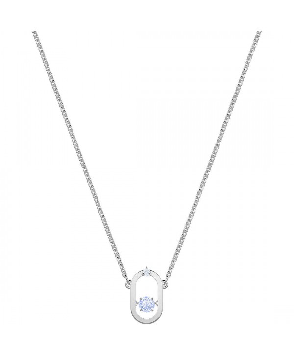 COLLANA SWAROVSKI DONNA NORTH, AZZURRO, PLACCATURA RODIO 5479118