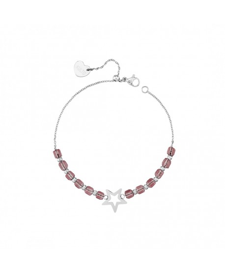 BRACCIALE DONNA KULTO KUBIC STAR BROWN KK500
