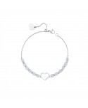 BRACCIALE DONNA KULTO  KUBIC HEART WHITE KK503