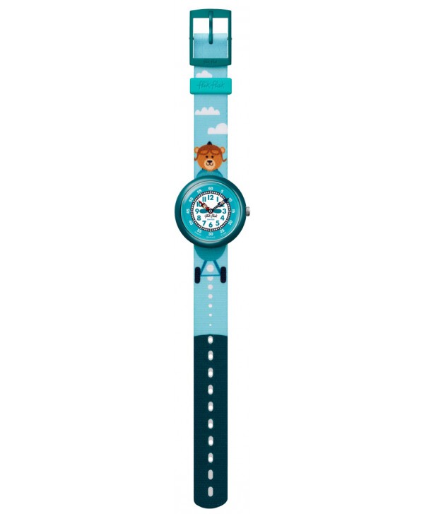 GIOIELLERIA PRINCESS • FLIK FLAK – OROLOGIO BAMBINO - STRIPY BLUE