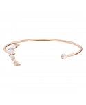 BRACCIALE SWAROVSKI DONNA RIGIDO PENÉLOPE CRUZ MOONSUN, BIANCO, PLACCATO ORO ROSA 5486353