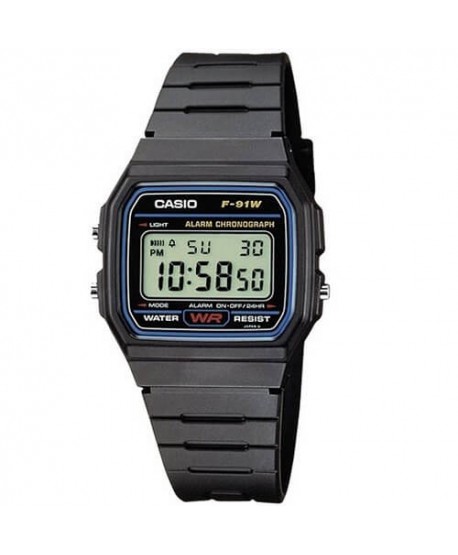 Orologio Casio Collection F-91W-1YER