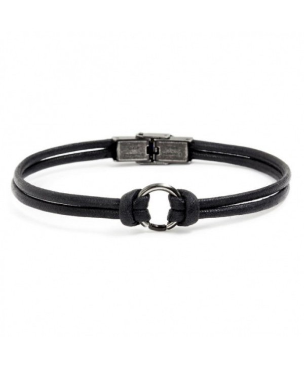 Bracciale Marlù uomo corda nero