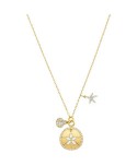 COLLANA SWAROVSKI DONNA OCEAN SAND COIN, BIANCO, PLACCATURA ORO 5462580