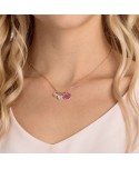 PENDENTE SWAROVSKI DONNA GINGER, ROSA, PLACCATO ORO ROSA 5472446