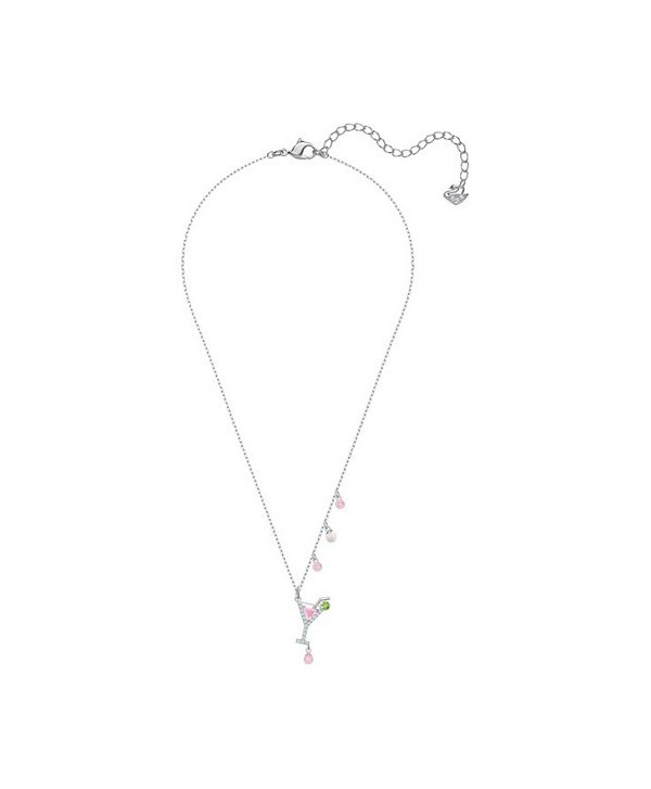 PENDENTE SWAROVSKI DONNA NO REGRETS COCKTAIL, MULTICOLORE, PLACCATURA RODIO 5443012