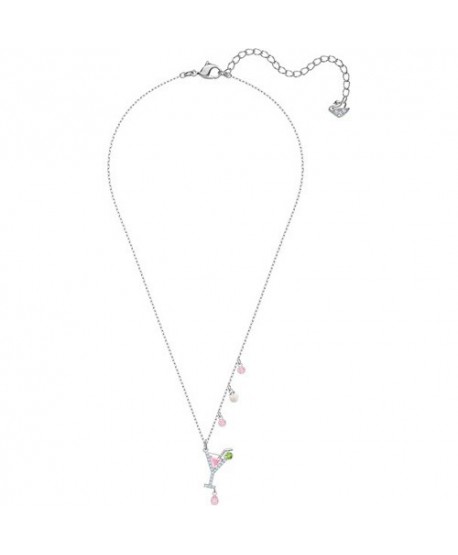 PENDENTE SWAROVSKI DONNA NO REGRETS COCKTAIL, MULTICOLORE, PLACCATURA RODIO 5443012