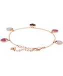 BRACCIALETTO DONNA SWAROVSKI GINGER, MULTICOLORE, PLACCATO ORO ROSA 5472444