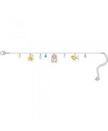 BRACCIALETTO SWAROVSKI DONNA OCEAN, MULTICOLORE, PLACCATURA MISTA 5462584