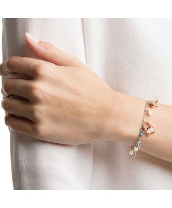 BRACCIALETTO SWAROVSKI DONNA OCEAN, MULTICOLORE, PLACCATURA MISTA 5462584