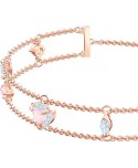 BRACCIALETTO SWAROVSKI DONNA ONE, MULTICOLORE, PLACCATO ORO ROSA 5446304