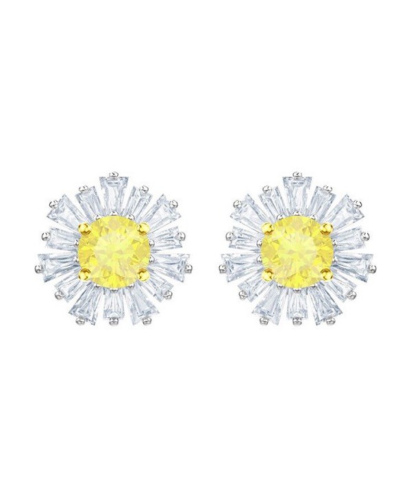 ORECCHINI DONNA SWAROVSKI SUNSHINE, BIANCO, PLACCATURA RODIO 5459591