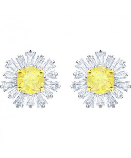 ORECCHINI DONNA SWAROVSKI SUNSHINE, BIANCO, PLACCATURA RODIO 5459591