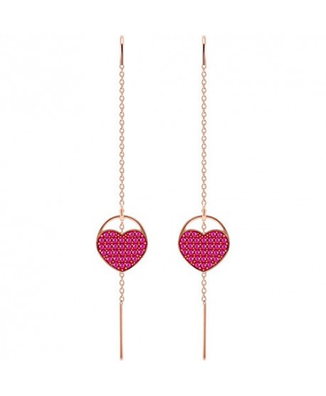 ORECCHINI SWAROVSKI DONNA GINGER, ROSA, PLACCATO ORO ROSA 5472445