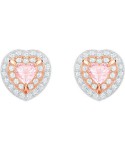 ORECCHINI SWAROVSKI DONNA STUD ONE, MULTICOLORE, PLACCATO ORO ROSA 5446995