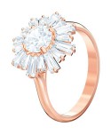 Anello Swarovski Sunshine oro rosa