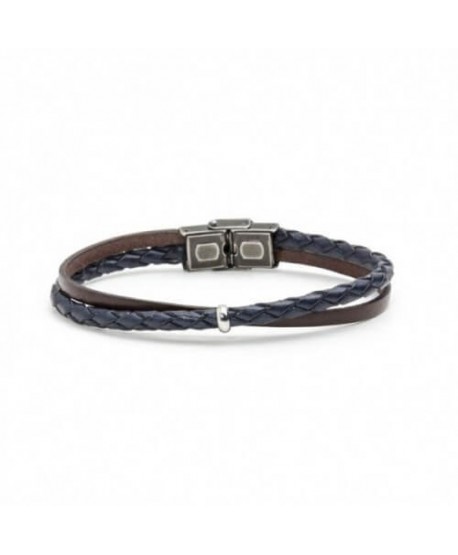 Bracciale Marlù Man Trendy marrone/blu