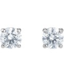 Orecchini Swarovski Stud Attract bianco