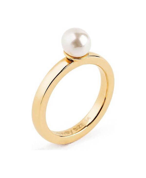 ANELLO DONNA BROSWAY collezione tring donna pvd oro e perla ANELLO DONNA BROSWAY collezione tring donna pvd oro e perla
