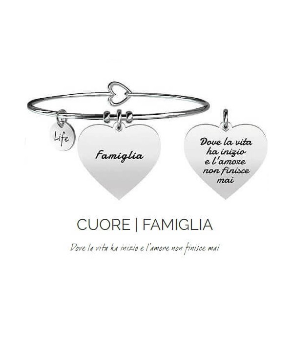 Bracciale Kidult Cuore/Famiglia 731259