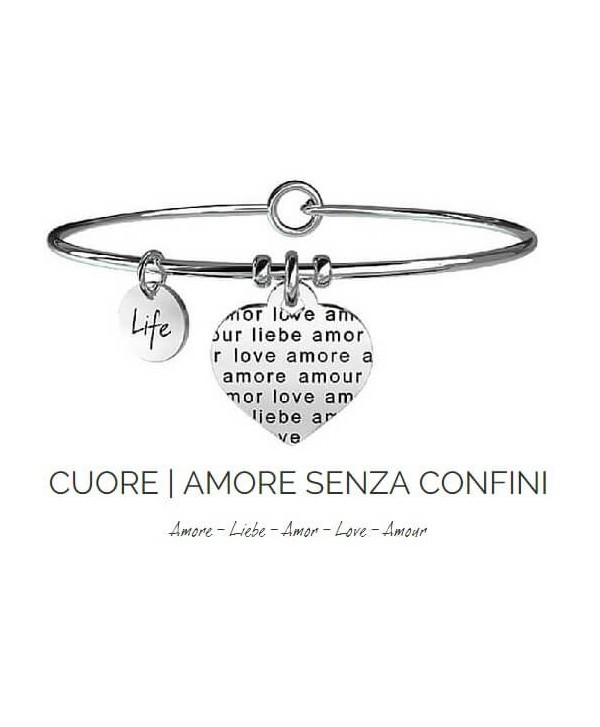 Bracciale Kidult Cuore/Amore senza confini 231606