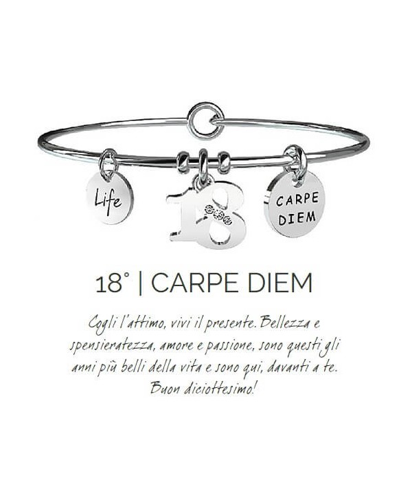 Bracciale Kidult 18° /Carpe diem