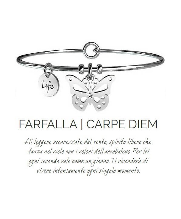 Bracciale Kidult Farfalla/Carpe diem 231591