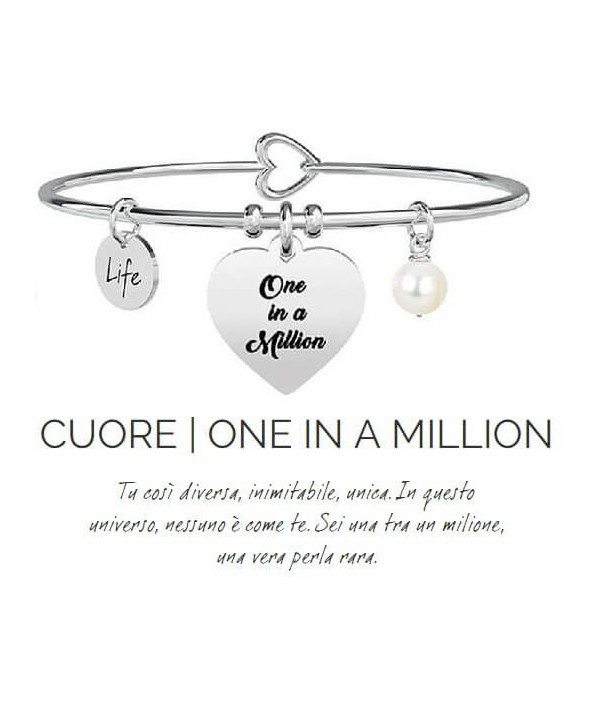 Bracciale Kidult Cuore/One in a million 731260