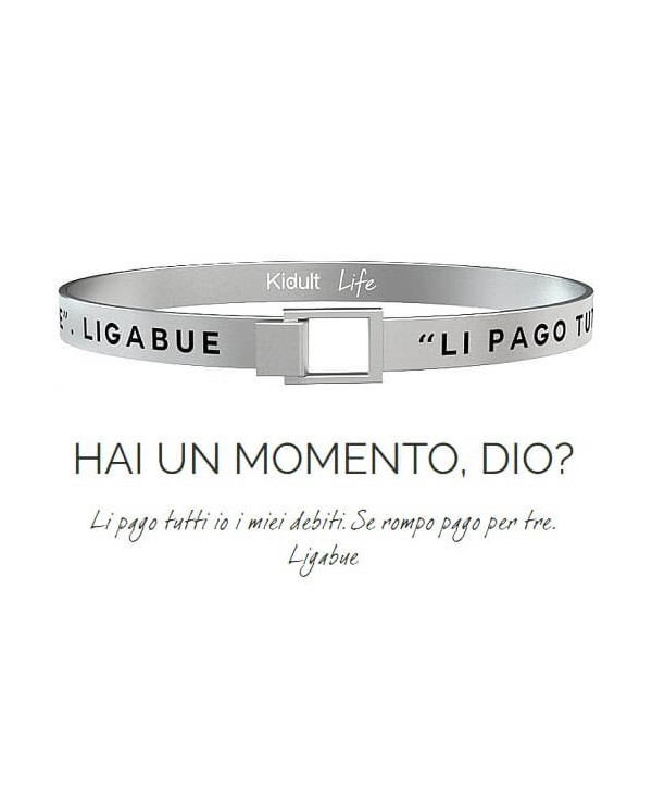 Bracciale Uomo Kidult Hai un momento Dio/Ligabue 731555