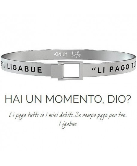 Bracciale Uomo Kidult Hai un momento Dio/Ligabue 731555