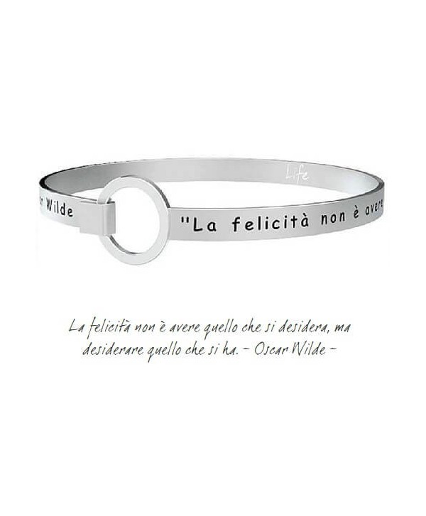 Bracciale Kidult La felicità...O.Wilde 231700