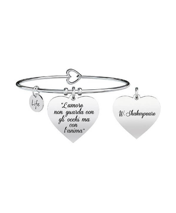 Bracciale Kidult L'amore non guarda con gli occhi...Shakespeare 731271