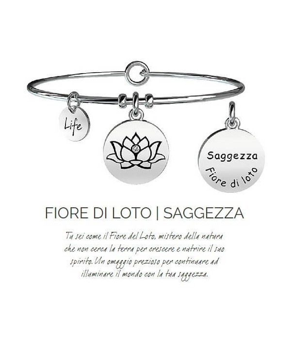 Bracciale Kidult Fiore di loto/Saggezza 231608