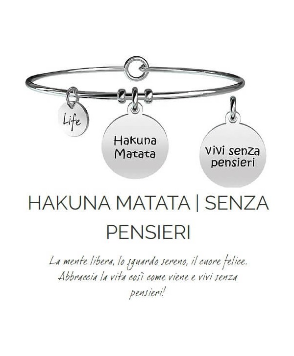 Bracciale Kidult Hakuna Matata/Senza pensieri 731248