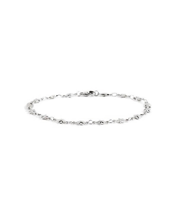 Bracciale Marlù Basi Stelle in acciaio argentato 2br0059